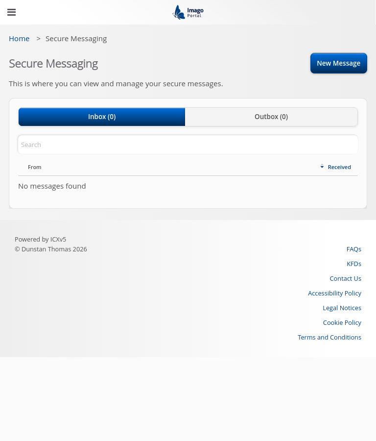 SecureMessaging > 02 Main view - EMPTY